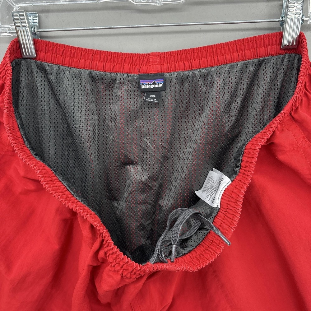 Patagonia Shorts Mens 2XL Red Baggies Swim Trunks Mesh‎ Lined Quick Dry Summer - Picture 7 of 11